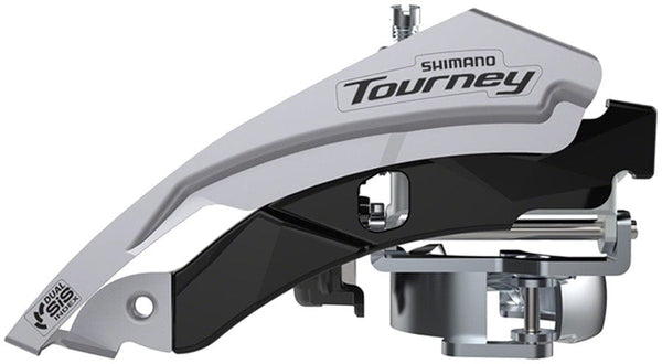 Shimano Front Derailleurs and Parts Shimano Tourney FD-TY600-L6 Front Derailleur - 6/7/8-Speed Triple Top Swing Dual Pull 31.8/34.9mm 66-69° Chainstay Angle 18t Cap.