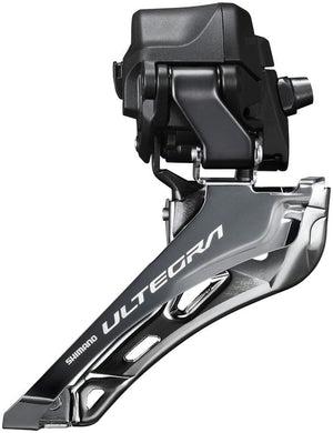 Shimano Front Derailleurs and Parts Shimano Ultegra FD-R8150 Di2 Front Derailleur - 2x12-Speed Braze-on Down Swing For 50-54t Max BLK/Silver