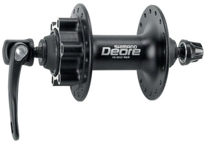 Shimano Front Hub Shimano Deore HB-M525A Front Hub - QR x 100mm 6-Bolt Black 32h