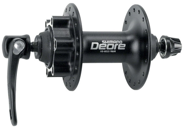 Shimano Front Hub Shimano Deore HB-M525A Front Hub - QR x 100mm 6-Bolt Black 32h