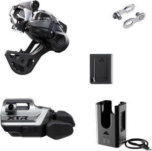 Shimano Group Kits Shimano XTR M9250 Di2 Wireless Upgrade Kit - Includes M9250-GS Rear Derailleur M9250-IR I-SPEC EV Shifter Battery Charger Quick Link