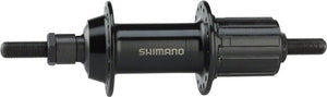Shimano Hubs 32H Shimano FH-TX500 Rear Hub - Threaded x 135mm Rim Brake HG10 Black