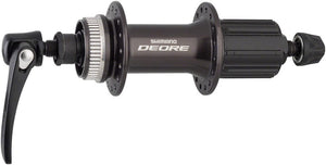 Shimano Hubs HG10 Shimano Deore FH-M6000 Rear Hub - QR x 135mm Center-Lock, Black, 32H