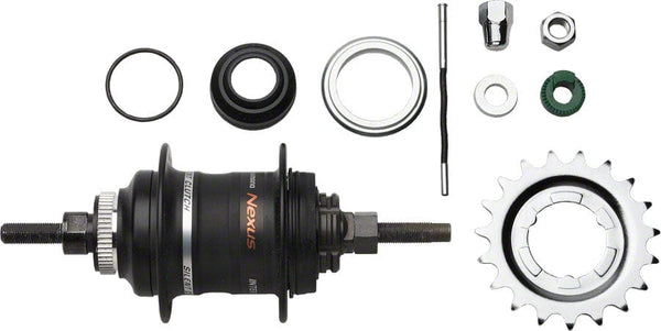 Shimano Internally Geared Hubs / Shifters / Parts Shimano Nexus SG-3D55 3-Speed Internally Geared Disc Brake 32h Rear Hub Kit Small Parts Included