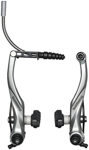 Shimano Linear Pull Brakes Front / Silver Shimano BR-T4000 V-Brake
