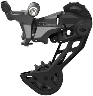 Shimano Rear Derailleurs 10-Speed Shimano CUES RD-U6020-SGS Rear Derailleur - 10-Speed Shadow Design Direct Attach Long Cage BLK