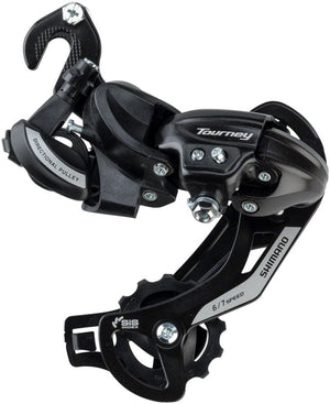 Shimano Rear Derailleurs BMX/Track Frame Hanger Shimano Tourney RD-TY500-SGS Rear Derailleur - 6/7 Speed Long Cage BLK