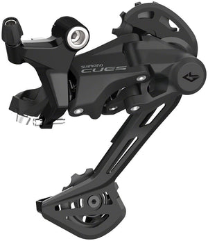 Shimano Rear Derailleurs Shimano CUES RD-U4020-SGS Rear Derailleur - 9-Speed Shadow Design Direct Attach Medium Cage BLK