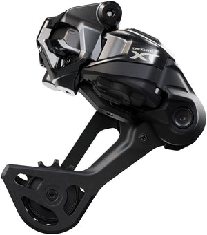 Shimano Rear Derailleurs Shimano Deore XT RD-M8250-SGS Di2 Wireless Rear Derailleur - 12-Speed Long Cage Shadow ES BLK/Gray