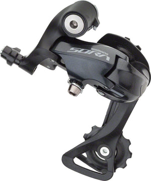 Shimano Rear Derailleurs Short Shimano Sora RD-R3000-GS Rear Derailleur - 9 Speed Medium Cage Black