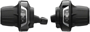 Shimano Shifters 3X8 Shimano Tourney SL-RV400 Revoshift Twist Shifter Set