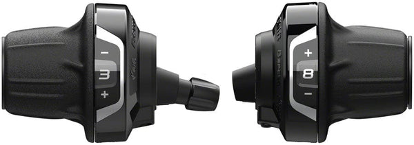 Shimano Shifters 3X8 Shimano Tourney SL-RV400 Revoshift Twist Shifter Set