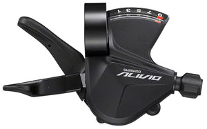 Shimano Shifters Shimano Alivio SL-M3100-R Shifter - Right 9-Speed RapidFire Plus Optical Gear Display