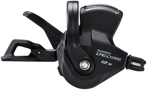 Shimano Shifters Shimano Deore SL-M6100-R Right Shift Lever - 12-Speed RapidFire Plus Optical Gear Display BLK
