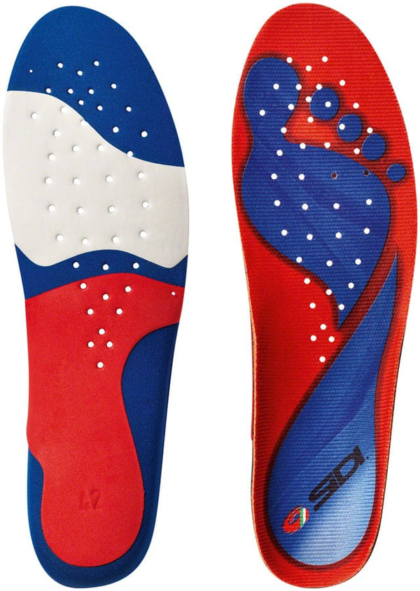 Sidi Shoes and Insoles 38 Sidi Memory Insoles - Red/Blue
