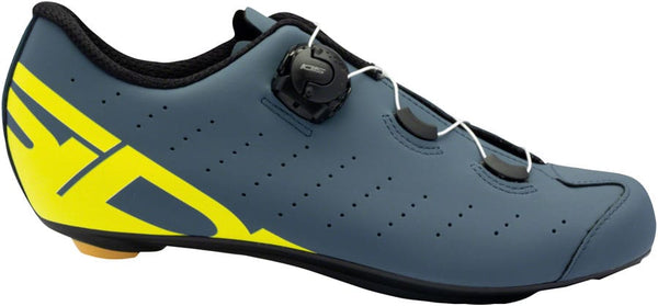 Sidi Shoes and Insoles Sidi Fast 2 Road Shoes - Men's Blue/Yellow 44.5