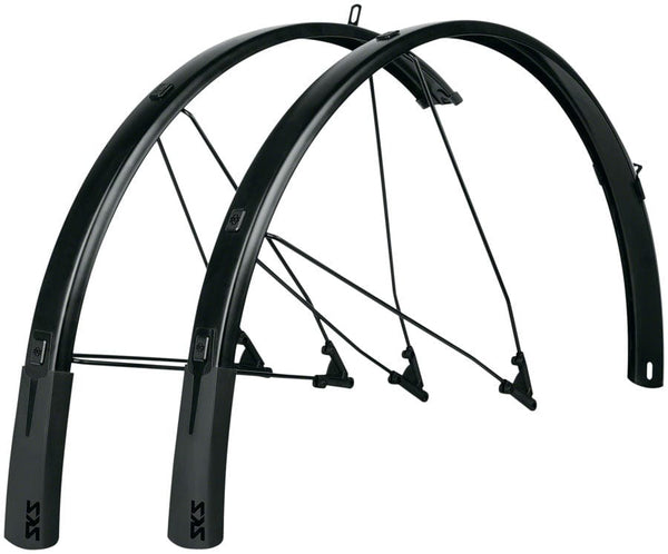 SKS Full Coverage Fender 46Mm / 700 X 28-37 SKS B46 Bluemels Style Full Coverage Fender Set