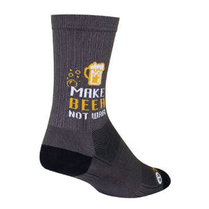 Sockguy Socks 5-9 Sockguy Make Beer Not War SGX6 Socks