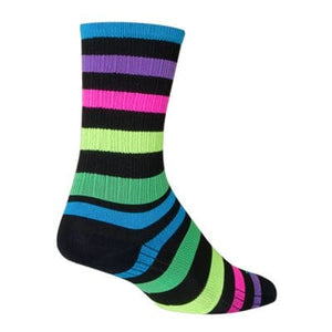 Sockguy Socks Night Bright / Men's Small Women's Medium Sockguy SGX Compression Comfort Unisex Socks