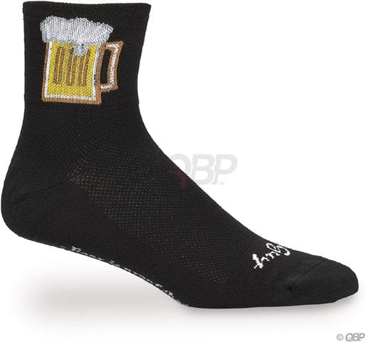 SockGuy Socks SockGuy Classic Beverage Socks - 3" Black Small/Medium
