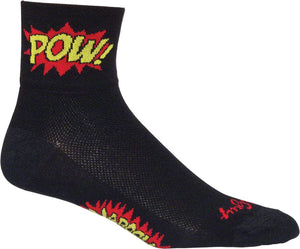 SockGuy Socks SockGuy Classic Boom Pow Socks - 3" Black Large/X-Large