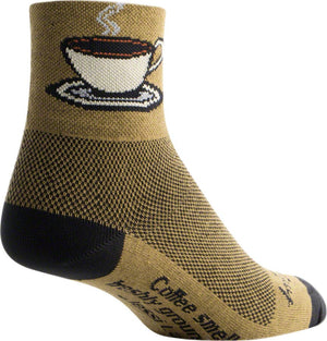 SockGuy Socks SockGuy Classic Coffee Socks - 3" Brown Large/X-Large
