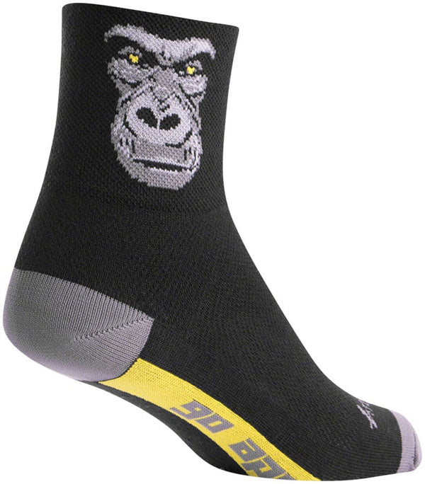 SockGuy Socks SockGuy Classic Silverback Socks - 3" Black/Gray Large/X-Large