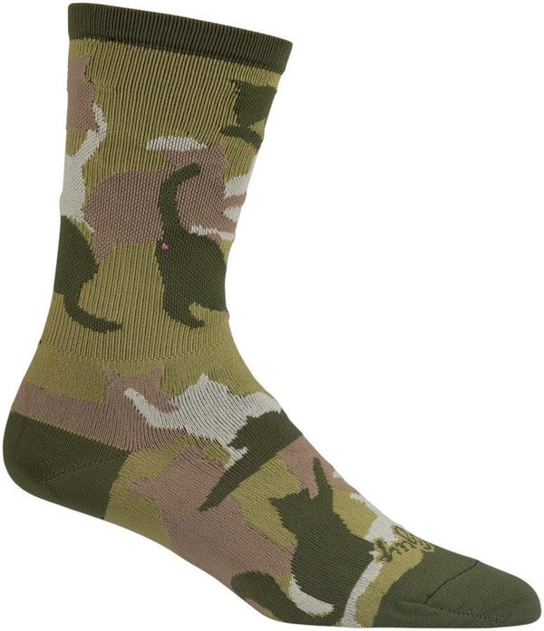 SockGuy Socks SockGuy Crew Catmo Socks - 5" Green Small/Medium