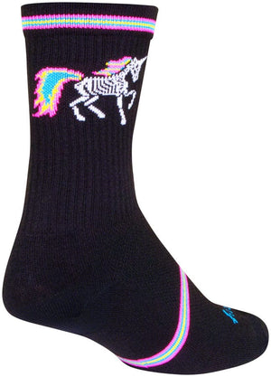 SockGuy Socks SockGuy Dark Magic Crew Socks - 6" Black/Multi Small/Medium