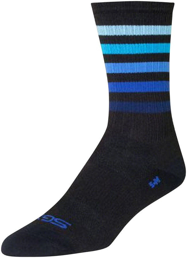 SockGuy Socks SockGuy SGX Deep Socks - 6" Black/Blue Small/Medium