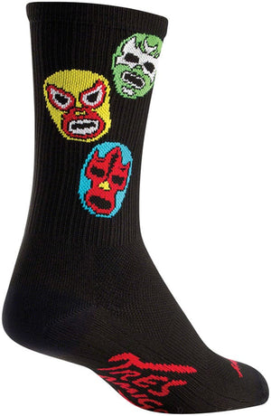 SockGuy Socks SockGuy SGX Three Amigos Socks - 6" Black Small/Medium