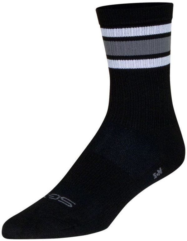 SockGuy Socks SockGuy SGX Throwback Socks - 6" Black Large/X-Large