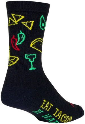 SockGuy Socks SockGuy Taco Life Crew Sock - 6" Large/X-Large