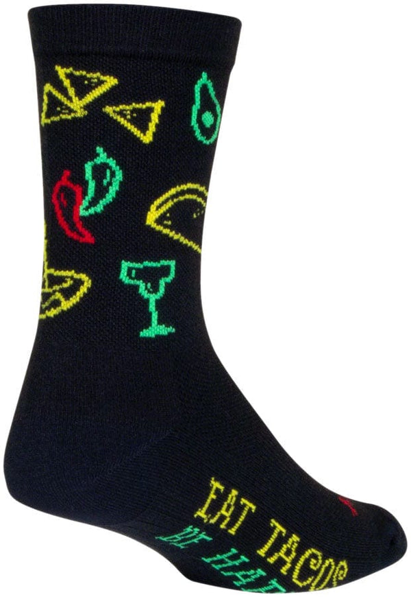 SockGuy Socks SockGuy Taco Life Crew Sock - 6" Large/X-Large