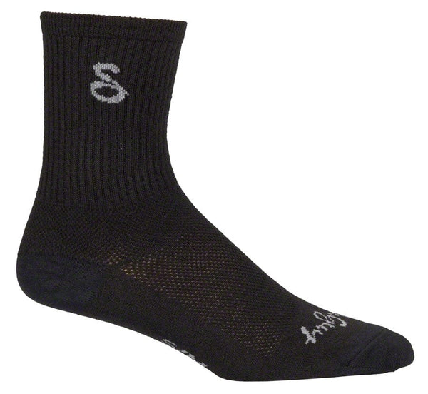 SockGuy Socks SockGuy Wool Tall Socks - 6" Black Small/Medium