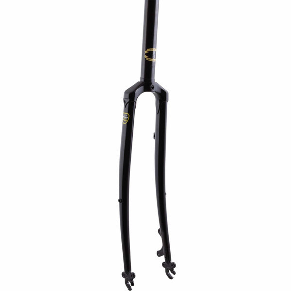 Soma Rigid Forks Black Soma Lugged CX Disc Fork, 700c, 1-1/8"