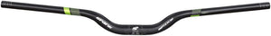 Spank Flat/Riser Handlebar 50Mm / Black/Green Spank Spike 800 Vibrocore Handlebar - 31.8mm Clamp 800mm 30mm Rise BLK/Gray
