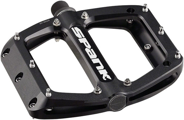 Spank Pedals Spank Spoon 110 Pedals - Platform Aluminum 9/16" 110mm Wide Black