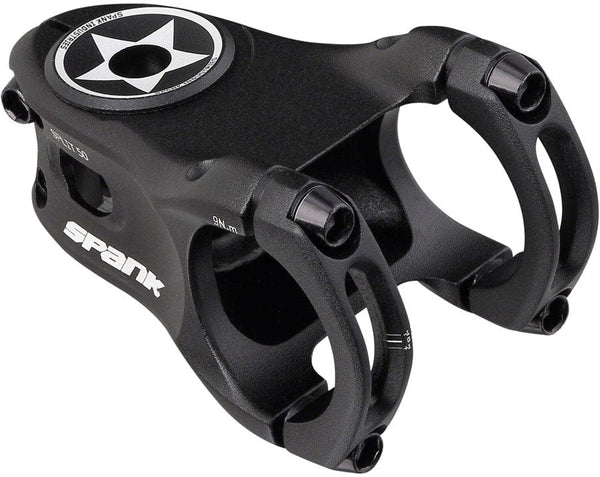 Spank Stems Spank SPLIT 35  Stem - 50mm 35mm Clamp 0 Degree 1-1/8" Black