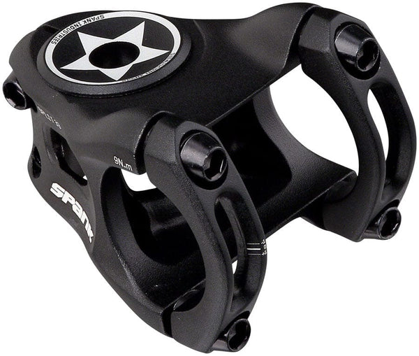 Spank Stems Spank Split Stem - 33mm 31.8 Clamp +/-0 1 1/8" Aluminum Black