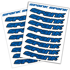 Spank Wheel Parts & Accessories Blue Spank Rim Decals