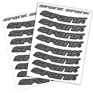 Spank Wheel Parts & Accessories Gray Spank Rim Decals