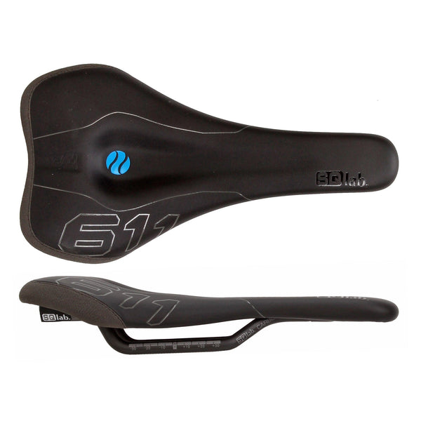 SQlab Saddles Carbon / 130* SQlab 611 Ergowave Saddle - Black