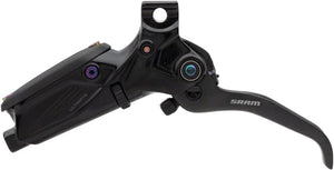 SRAM Brake Lever Parts and Accessories SRAM G2 Ultimate Disc Brake Lever Assembly - Carbon Lever Gloss BLK Rainbow Hardware A2