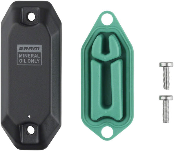 SRAM Brake Lever Parts and Accessories SRAM Maven Ultimate/Silver/Bronze Reservoir Cap Kit - Includes Reservoir Cap Bladder Hardware A1