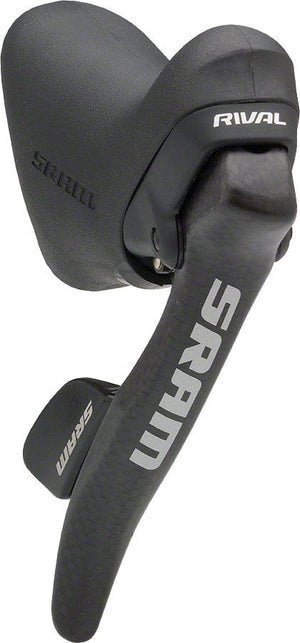 SRAM Brake/Shift Lever - Drop Bar SRAM Rival 10-Speed DoubleTap Right Shift/Brake Lever Carbon Fiber Lever Blade