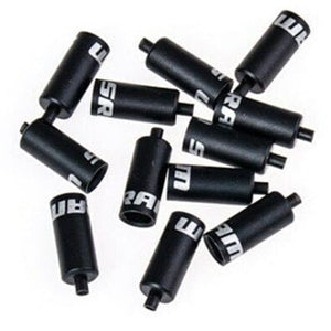 SRAM Cables and Housing SRAM 4/6mm Short Nosed Aluminum Ferrules Black 100/Count