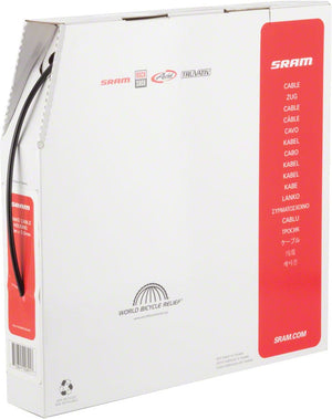 SRAM Cables and Housing SRAM 5mm Brake Cable Housing Black 30 Meter Filebox