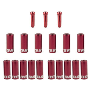 Sram Cables and Housing Sram Ferrule Kit Ferrule Kit 4mm/5mm Alloy Red