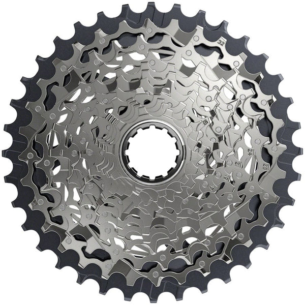 SRAM Cassettes and Cogs SRAM Force AXS XG-1270 Cassette - 12-Speed 10-36t Silver For XDR Driver Body D1